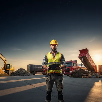 Professional logistics and transport services for construction projects in Dubai UAE